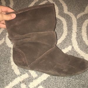 Nine West Brown Suede Boots, 8.5
